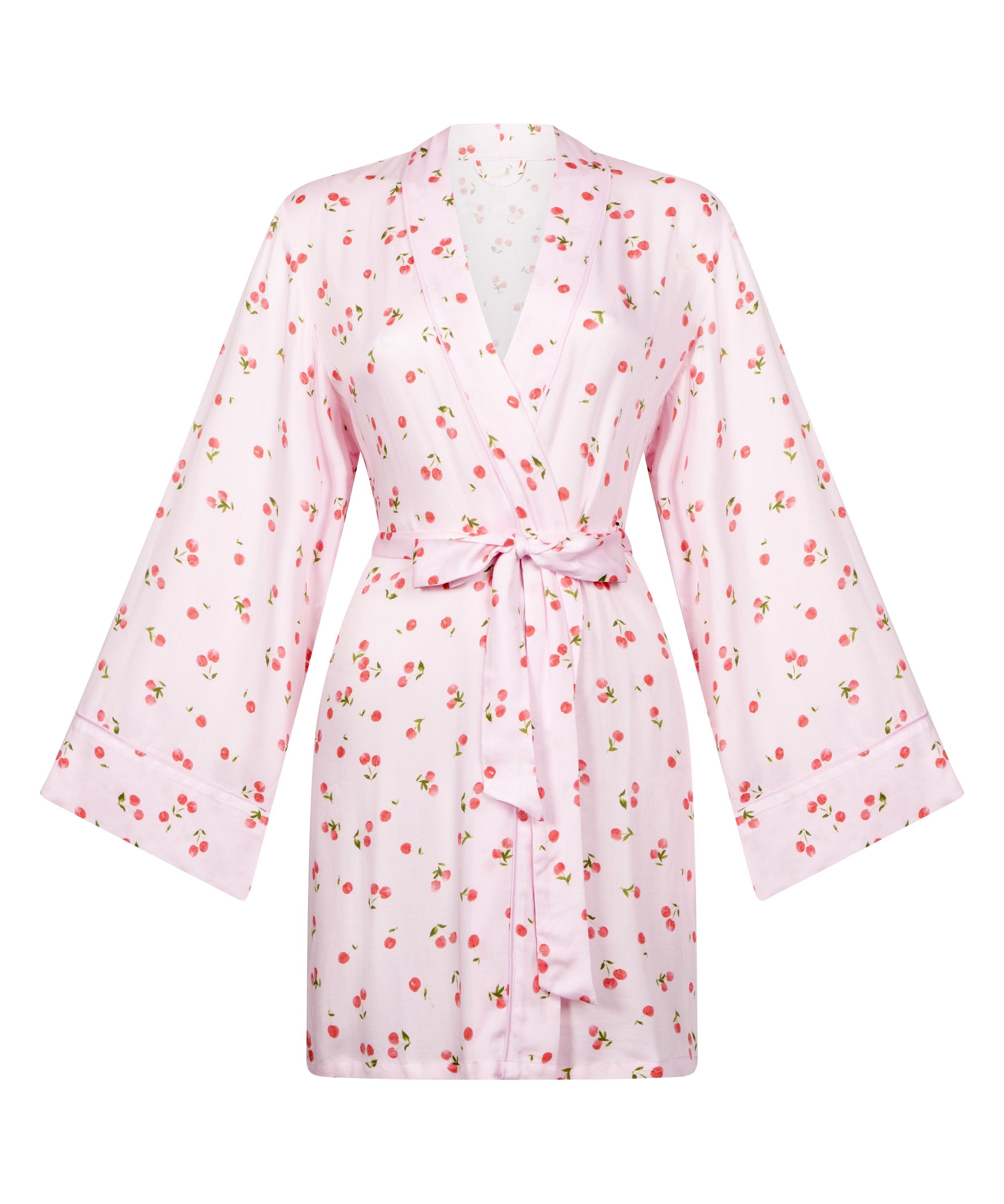 Satin Kimono, Pink, main