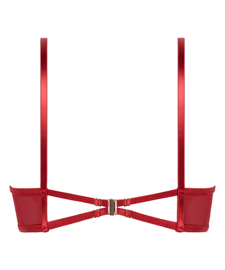 Billie Non-Padded Longline Underwired Bra, Red