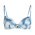 Non Padded Underwired Bikini Top Lagoa, Blue