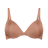 Smooth Padded Underwired Push-Up Bra, Brown