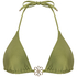 Yucatan Triangle Bikini Top, Green