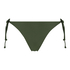 Luxe string bikini shorts, Green