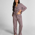 Flannel Pyjama Pants, Purple