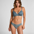 Mona padded non-underwired bra, Blue