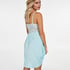 Modal Lace Slip Dress, Blue