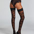 Stay Ups 15 Denier Lace, Black