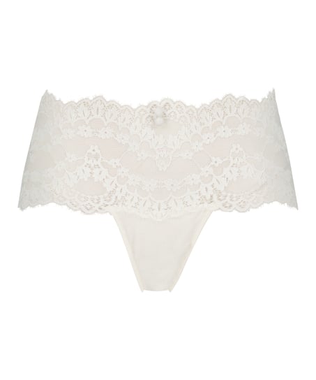 Daisy thong boxers, White