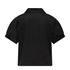 Short Sleeve Velour Jacket, Black