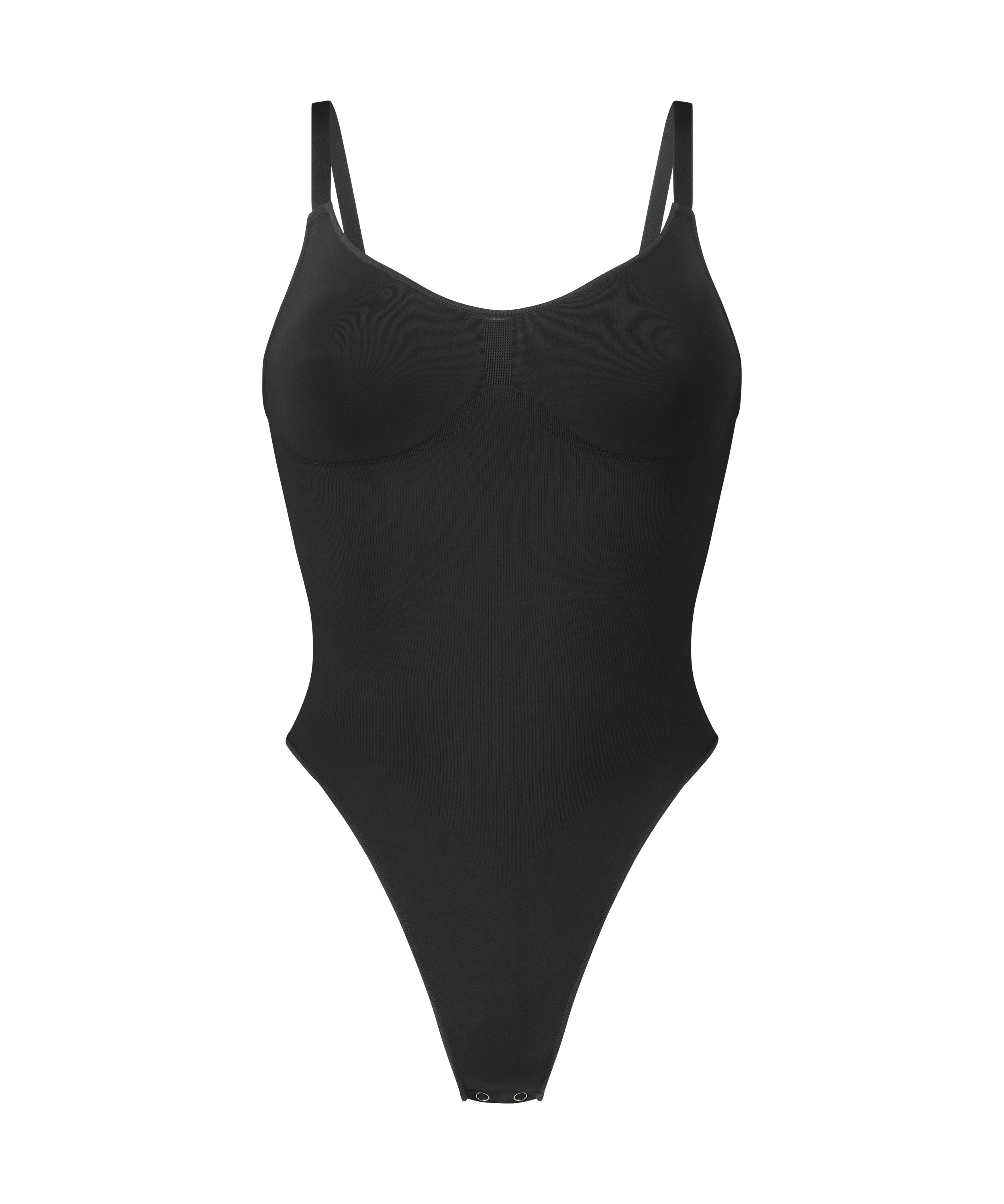 Seamless Enhancing High Leg Body, Black, main