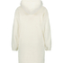 Snuggle Fleece Lounge Dress, White