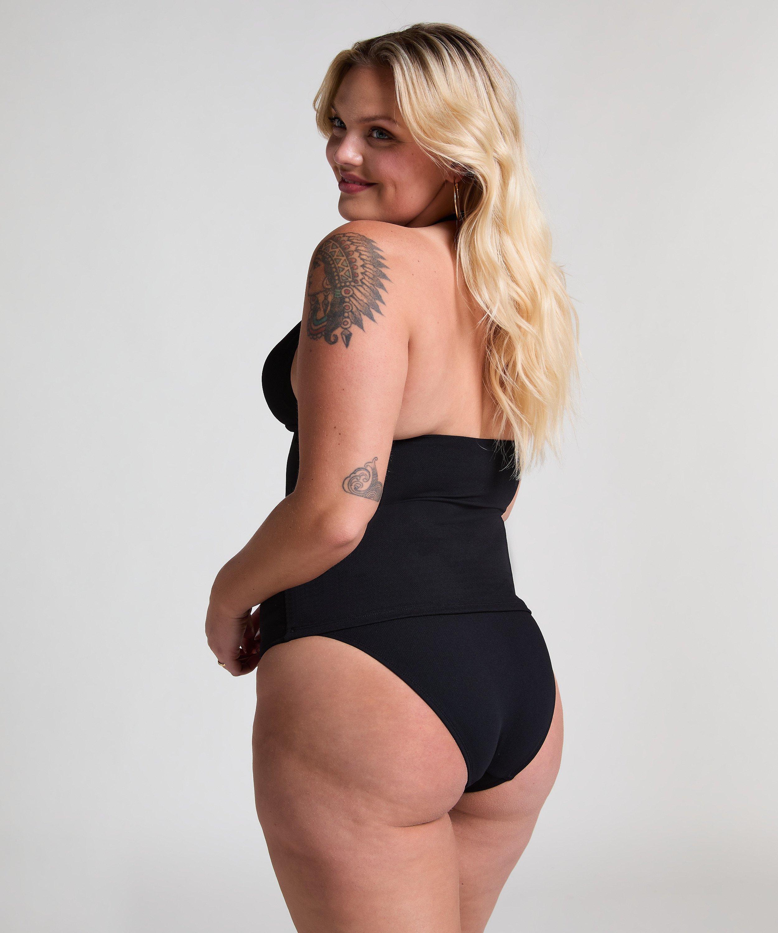 Holbox Shaping Tankini, Black, main