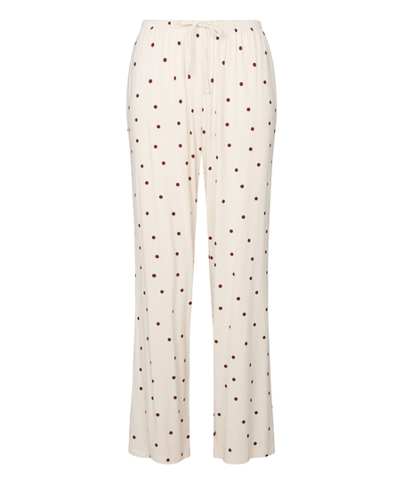 Pant Jersey Dot, White