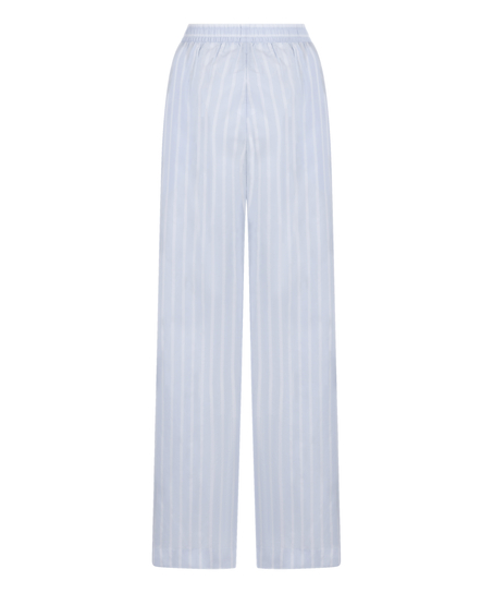 Pant Woven Cotton Stripe, Blue