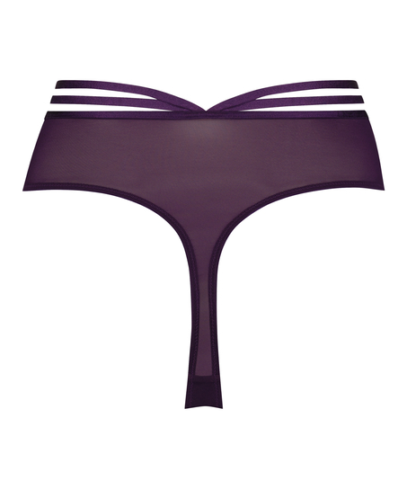 Sienna High Leg Thong, Purple