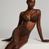 Smooth Padded Underwired Push-Up Bra, Brown