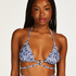 Morocco Triangle Bikini Top, White