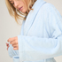 Robe Fluffy Fleece, Blue