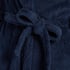 Long Fleece Bathrobe, Blue