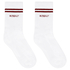 Cotton Crew Socks, White