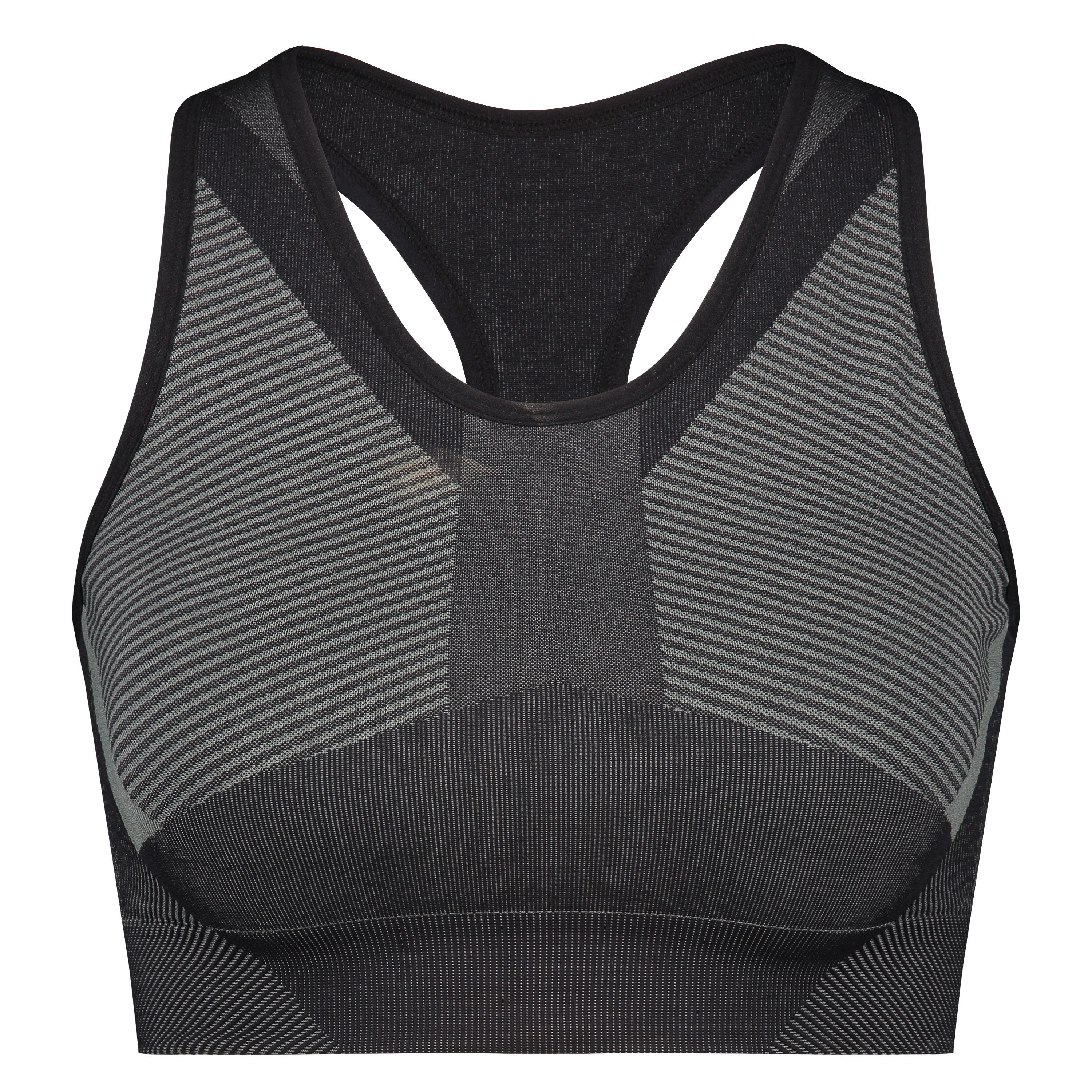 HKMX Sports bra The Motion Level 2, Black, main