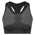 HKMX Sports bra The Motion Level 2, Black