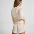 super soft Turtleneck shirt with Cashmere, White