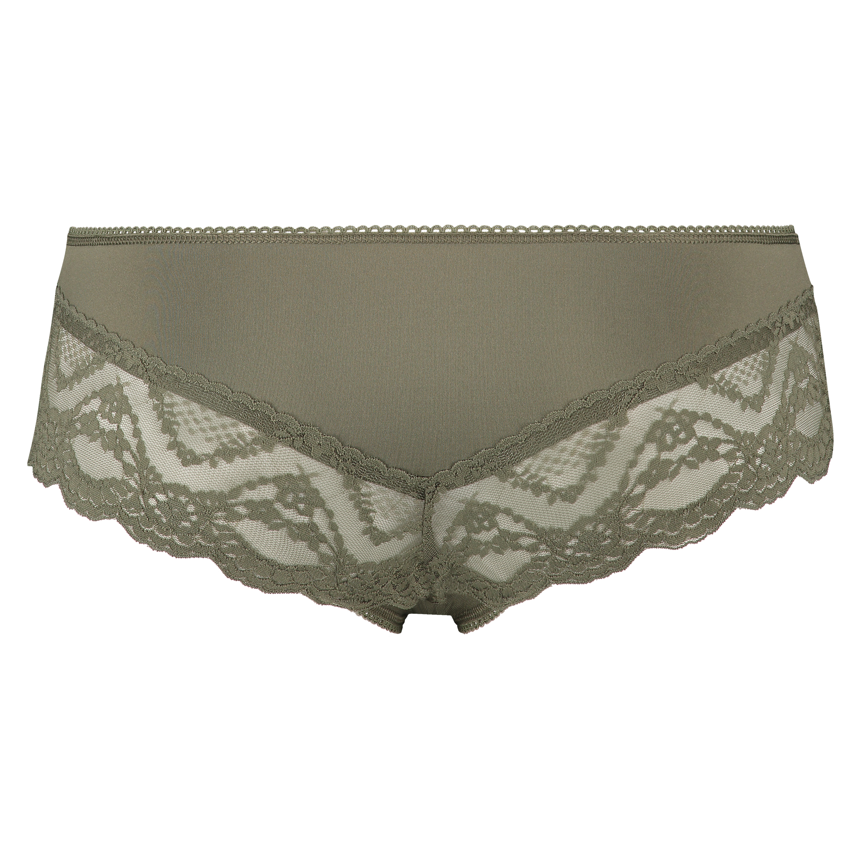 Lacey Microfibre Brazilian, Green, main
