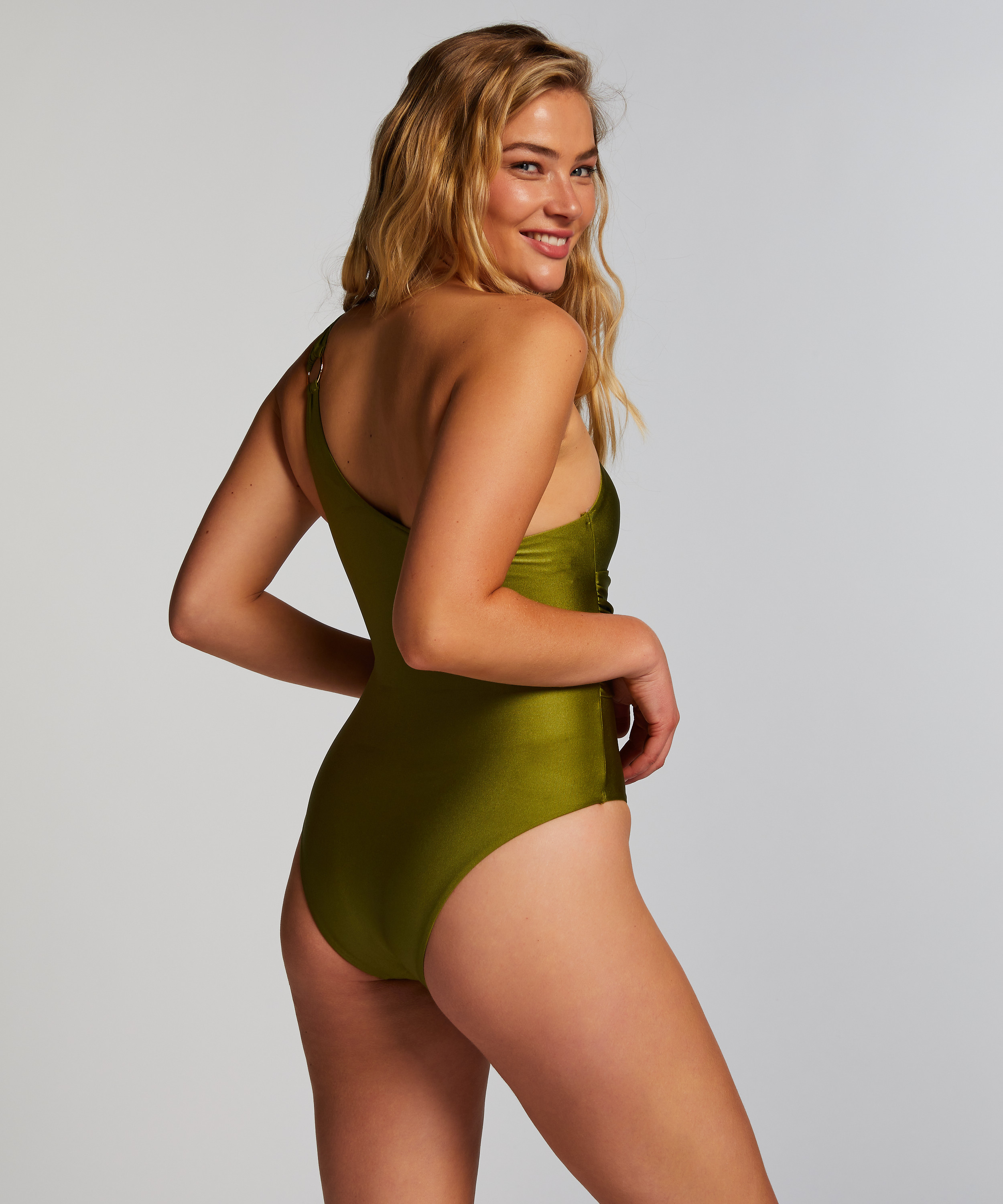 Holbox Shine Swimsuit, Green, main