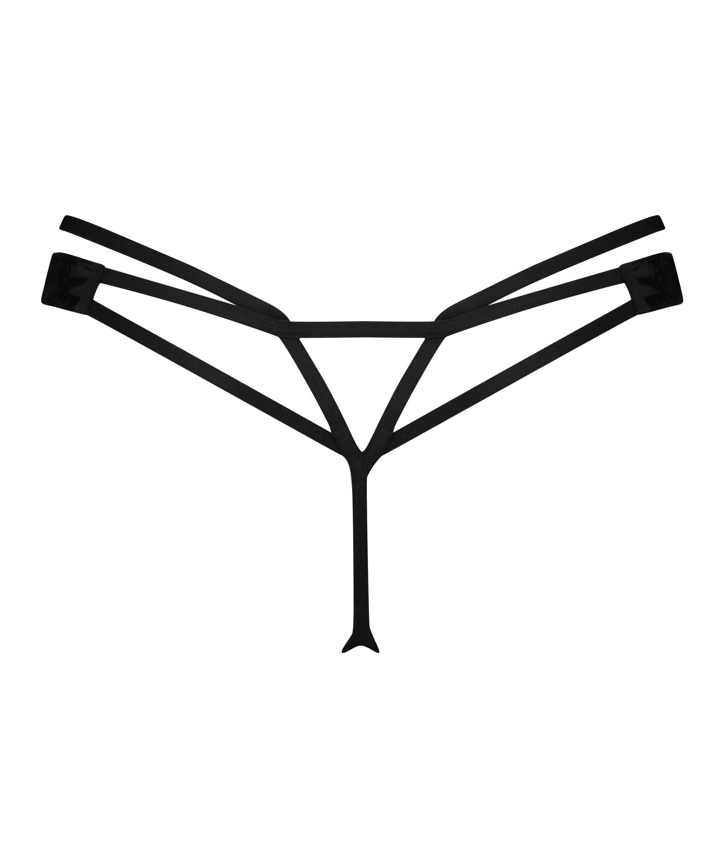 Seductress Thong, Black, main