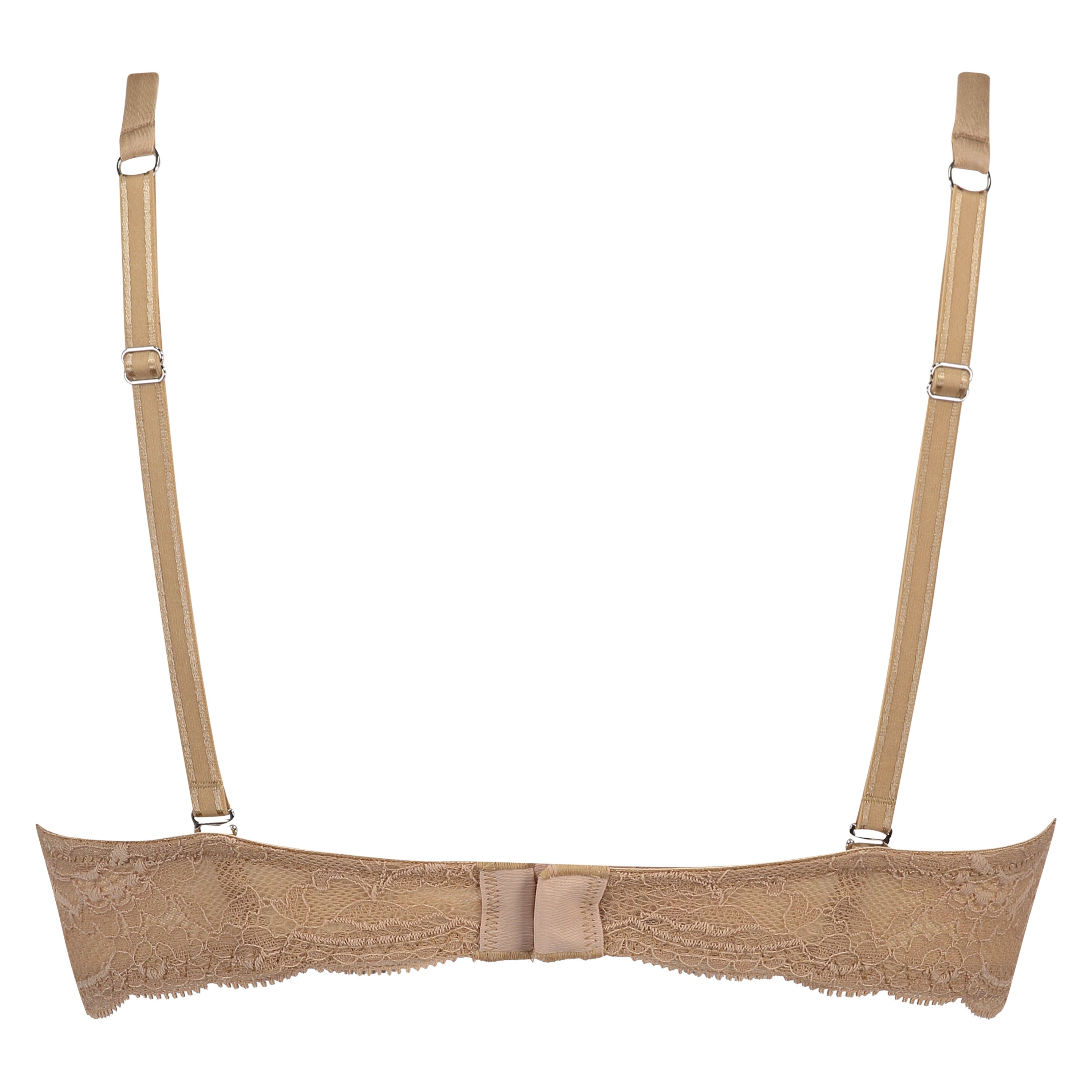 Angie Padded Underwired Push-Up Bra, Beige, main