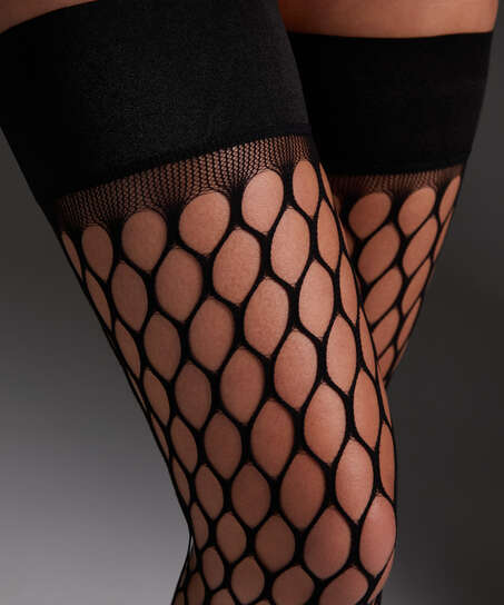 Private Stay-up Fishnet Big Sexy, Black