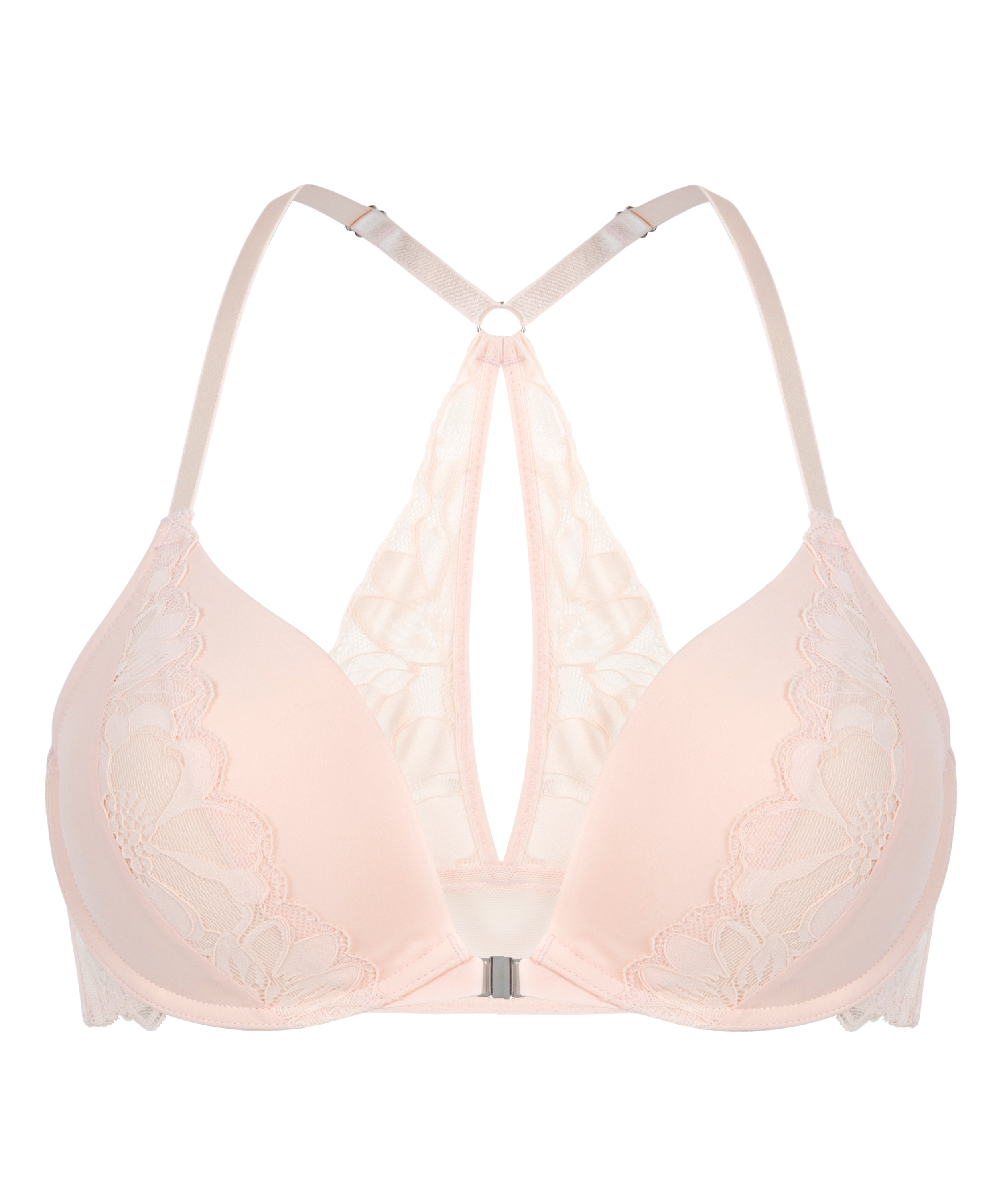 Ali Padded Underwired Push-Up Bra, Pink, main