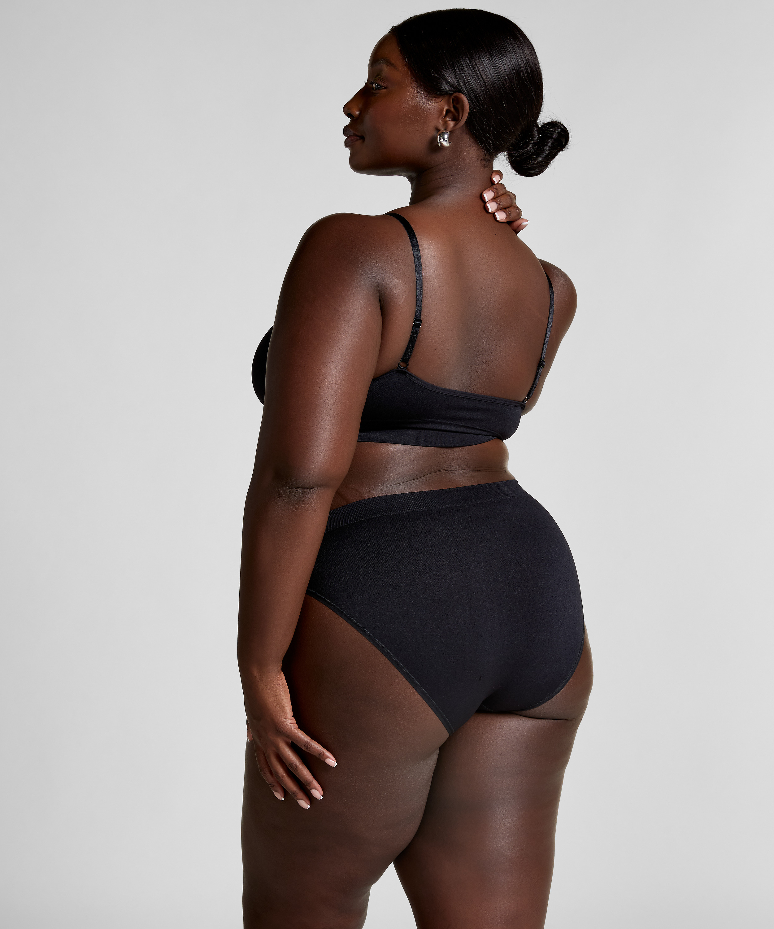 Dide High Knickers, Black, main