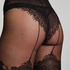15 Denier Tights Suspender Detail, Black