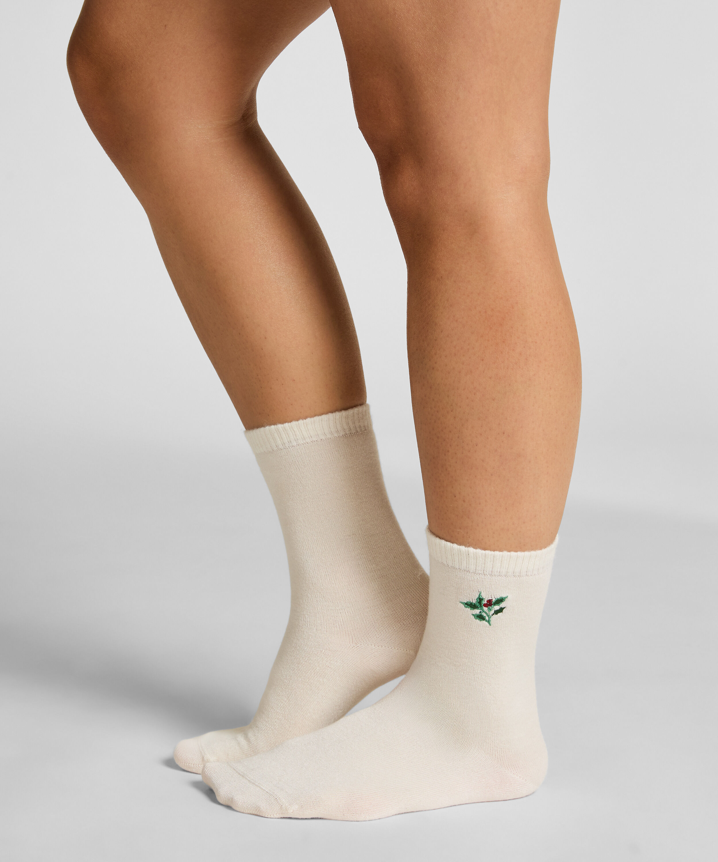 Modal Crew Socks, White