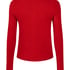 Cardigan Ribbed Jersey, Red