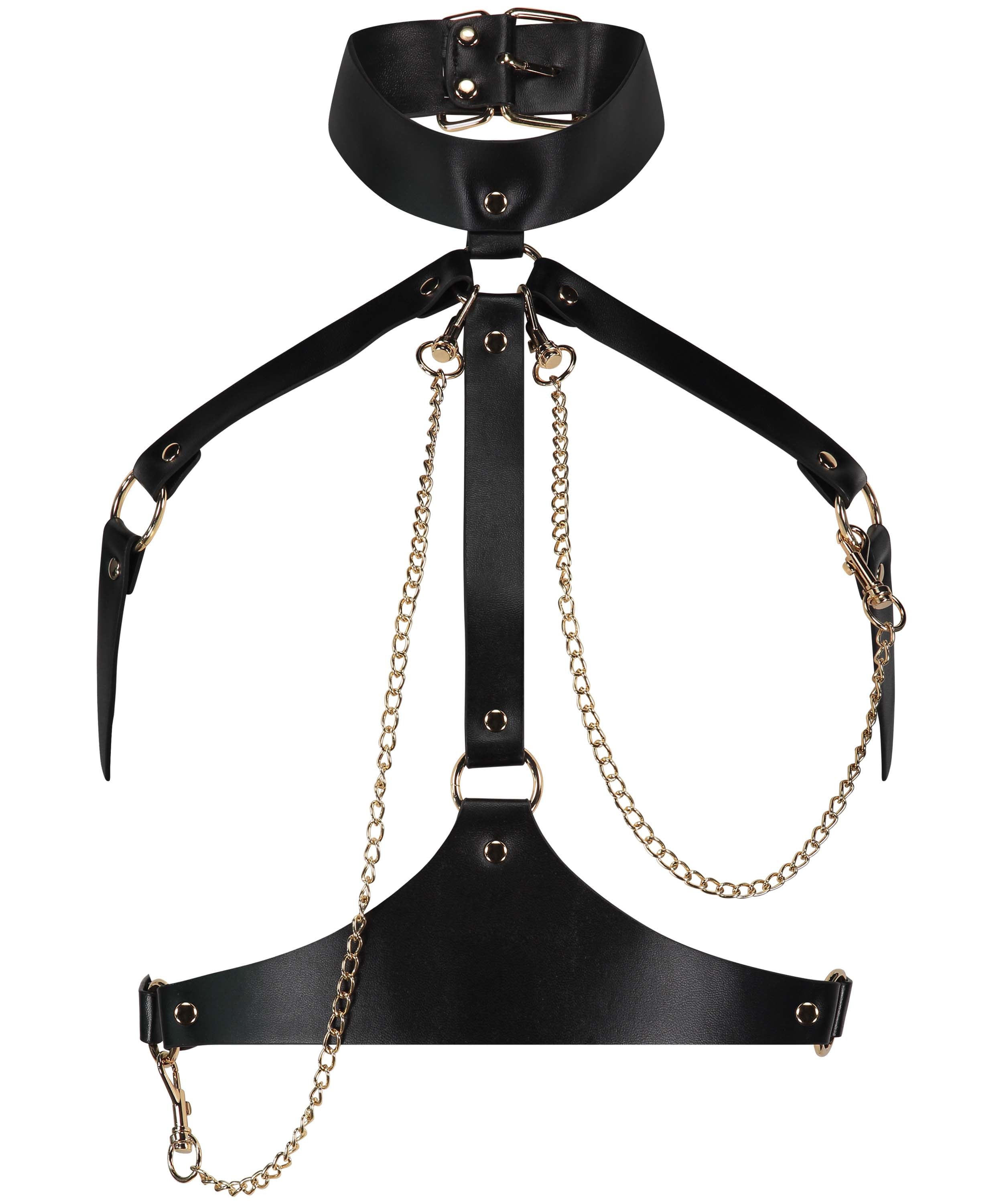 Private Harness Set, Black, main
