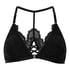 Whitney Triangle Bralette, Black