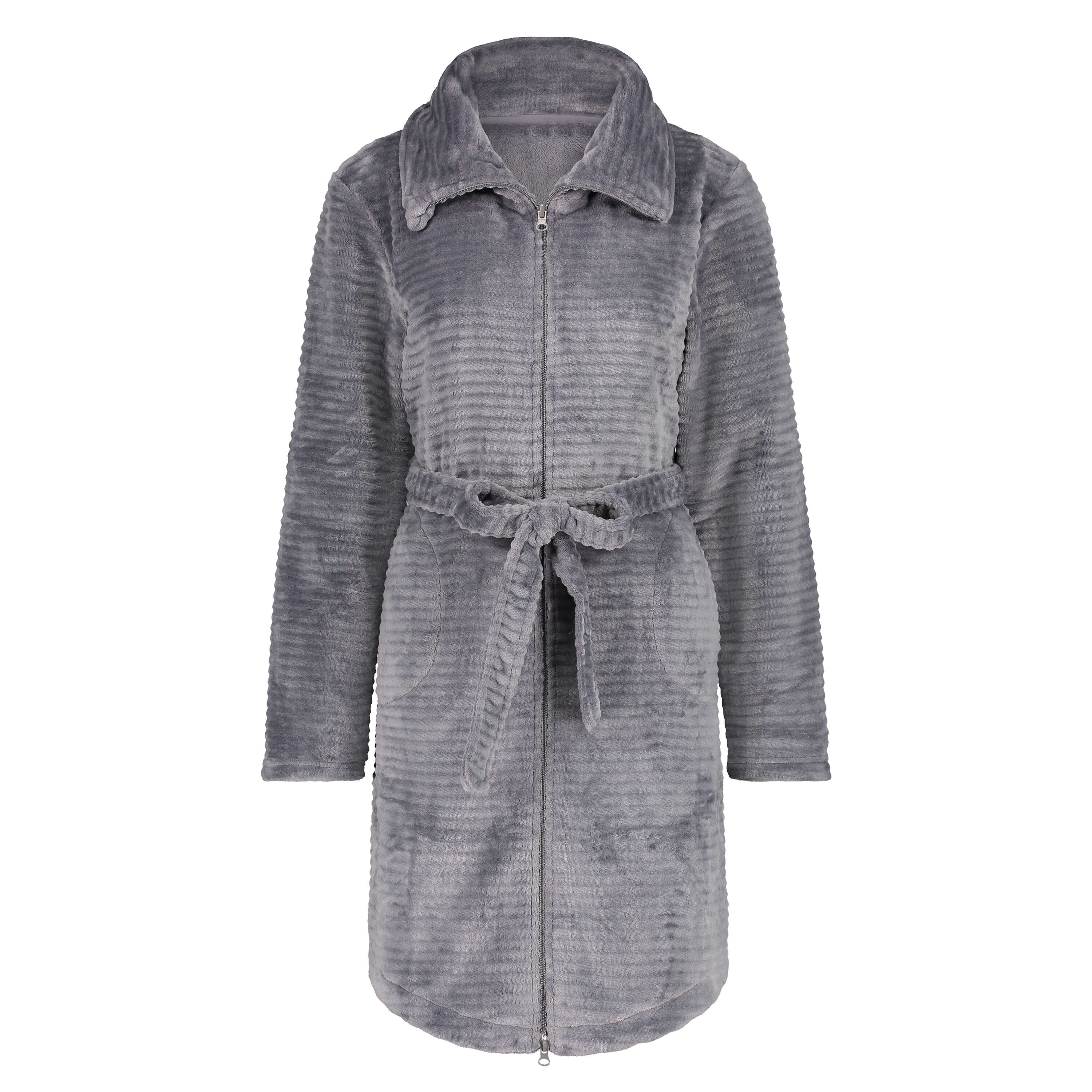 Fleece Zip Bathrobe for €39.99 Robes and Kimonos Hunkemöller