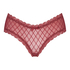 V-shaped Brazilian knickers mesh, Red
