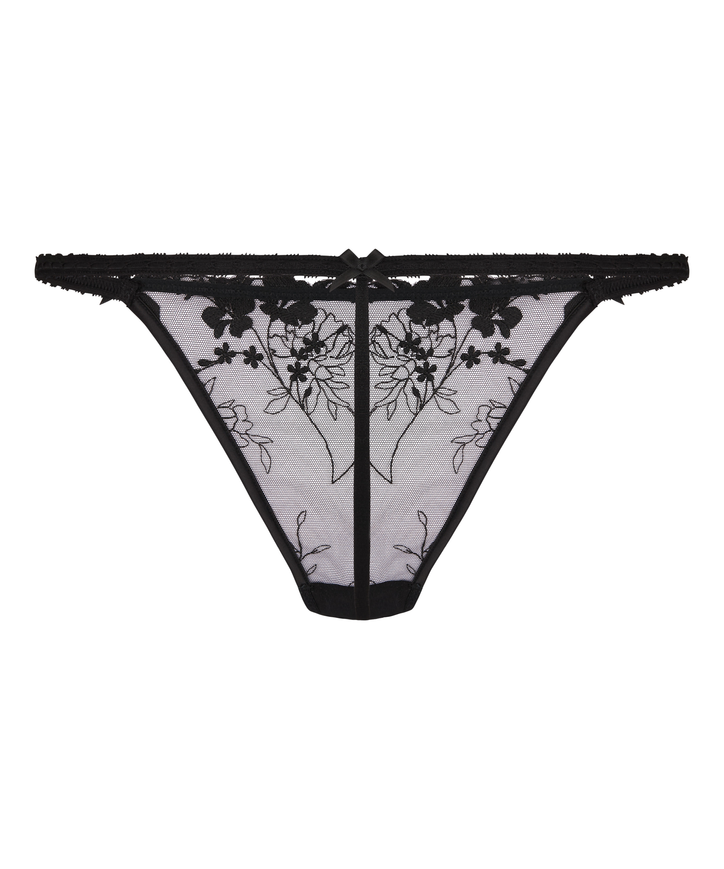 Peonie Highleg Thong, Black, main