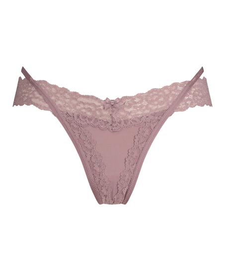 Willow Low RiseThong, Purple