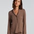 Essential Jersey Long-Sleeved Jacket, Brown