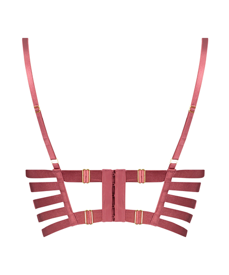 Vicky padded underwired push-up bra, Red