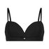 Padded Non-Wired Bra, Black