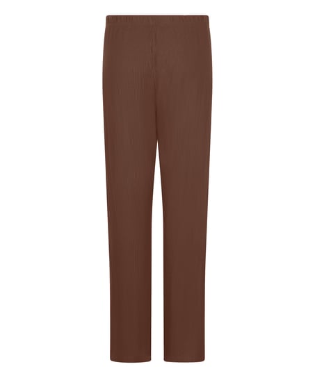 Brushed Jersey Trousers, Brown