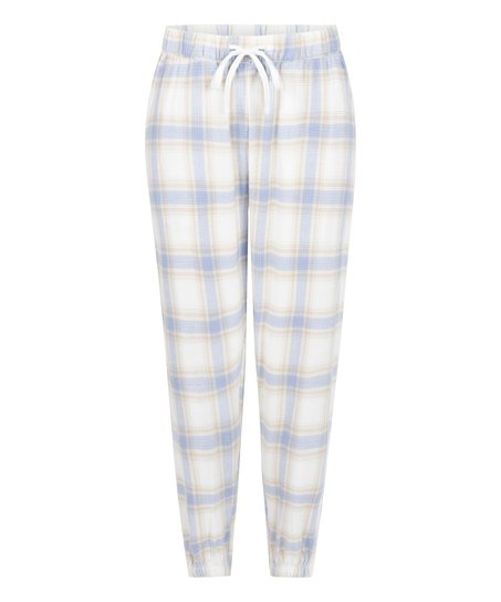 Flannel Pyjama Pants, Blue