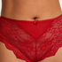 Heather High Leg Brazilian Curvy, Red