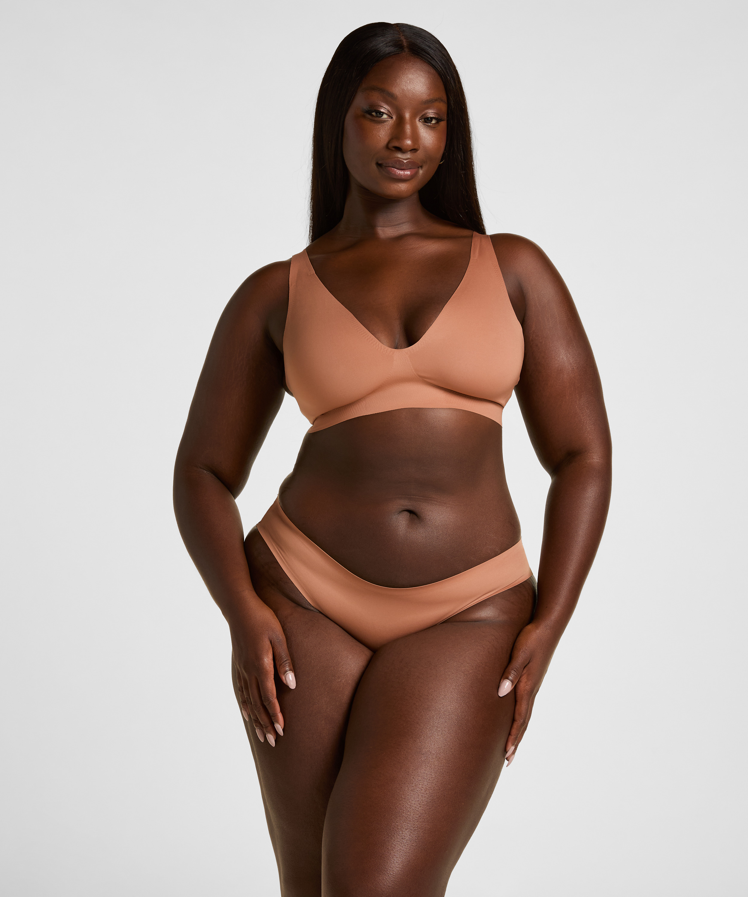 Super Comfort Bra, Brown, main