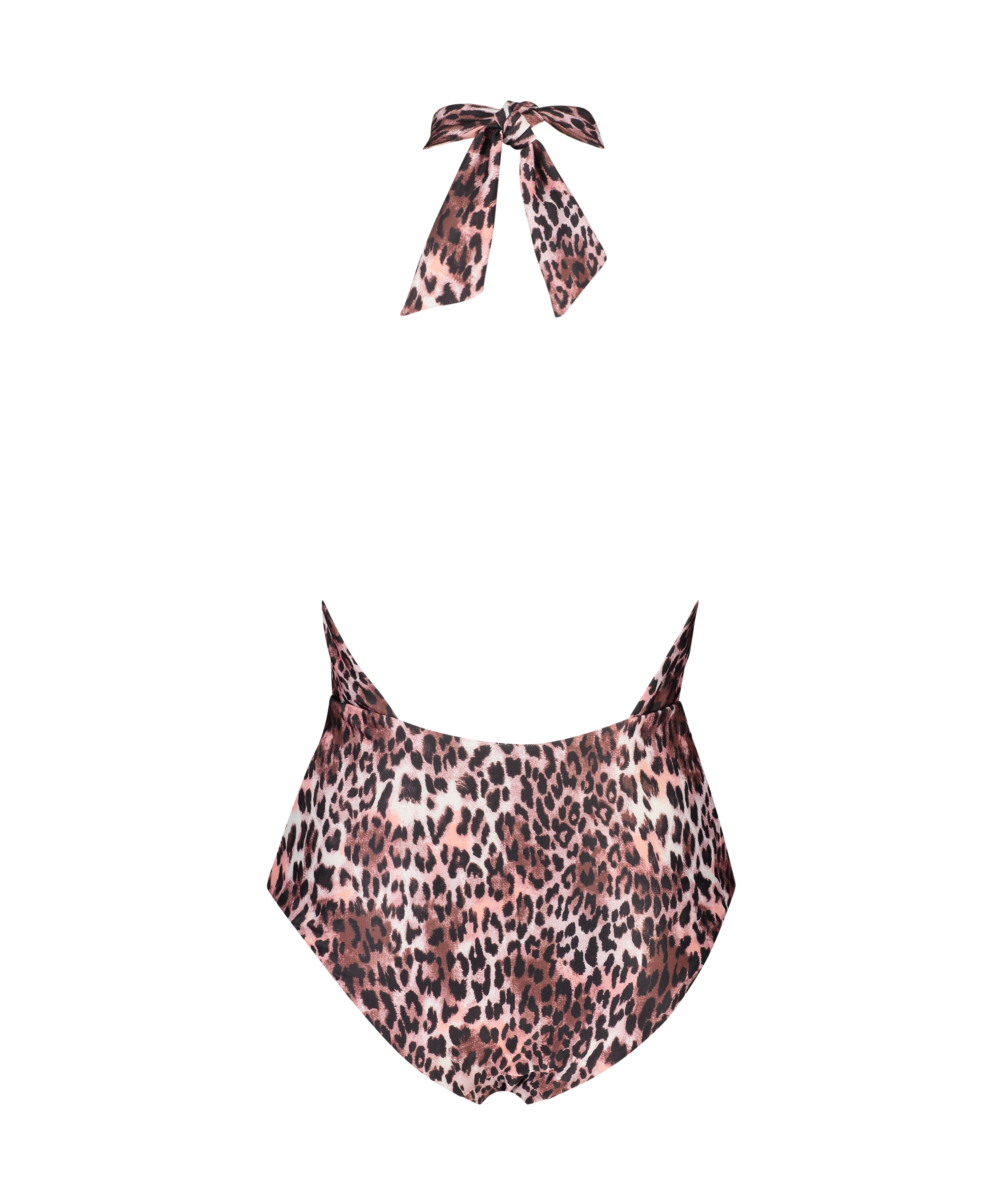 Leopard swimsuit, Brown, main